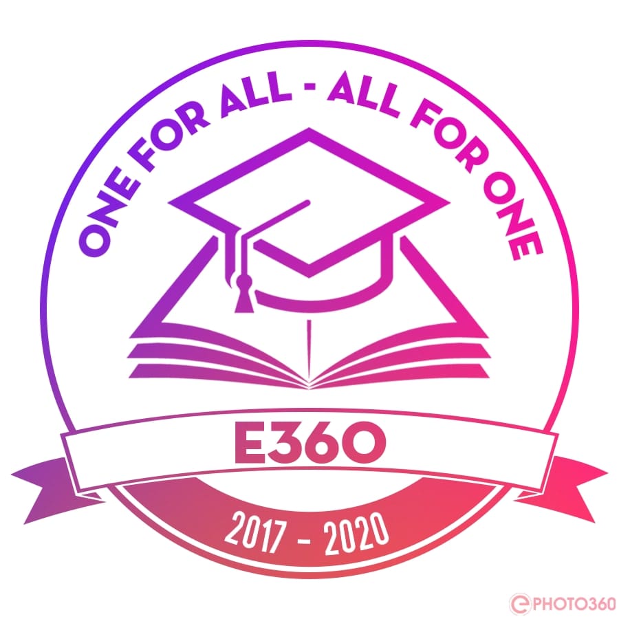 Tạo Logo Lớp Online Kiểu 6  Logo Lớp Đơn Giản với mũ tốt nghiệp  TẠO  ẢNH ONLINE