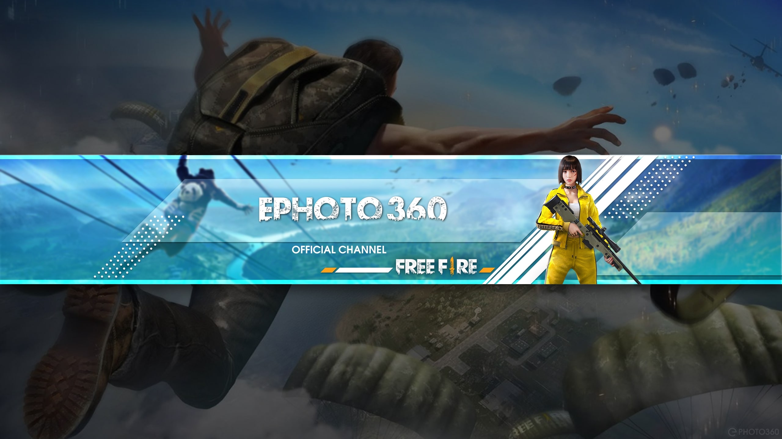 Tạo Banner Youtube Game Free Fire Online