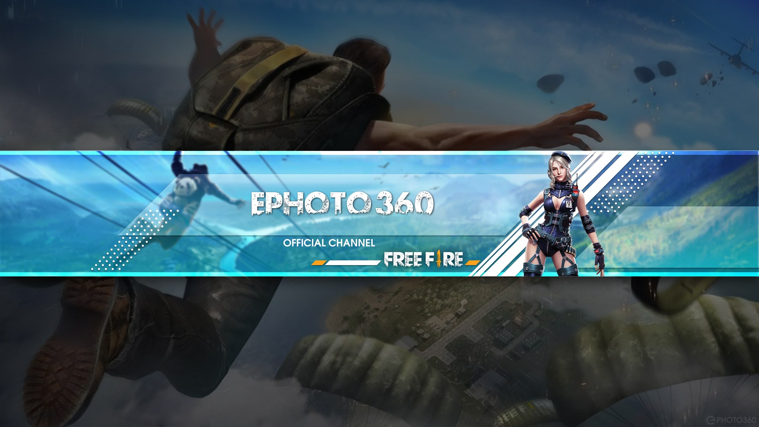 Tạo Banner Youtube Game Free Fire Online