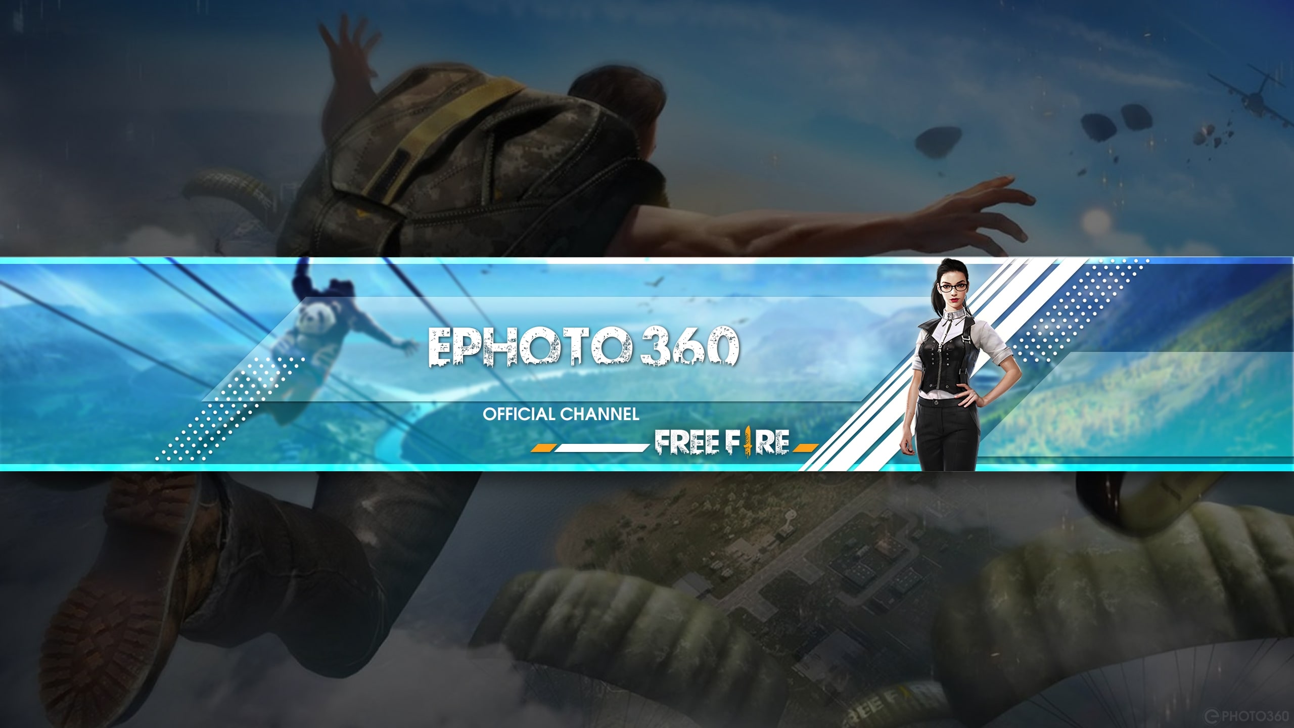 Tạo Banner Youtube Game Free Fire Online