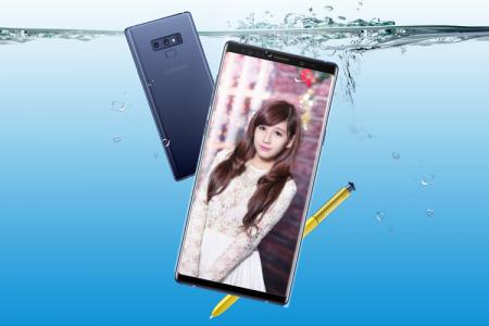 Hiệu ứng ảnh điện thoại Galaxy Note 9 với S-Pen