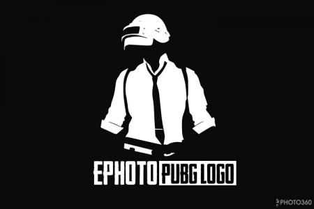 Tạo logo PUBG trực tuyến phong cách đen trắng