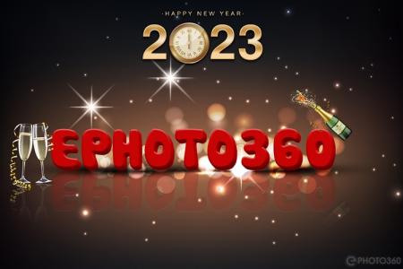 Hiệu ứng chữ năm mới 2023 theo tên độc đáo nhất