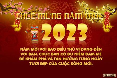 Thiệp chúc mừng năm mới 2023