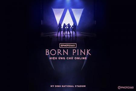 Tạo poster BLACKPINK World Tour Born Pink trực tuyến