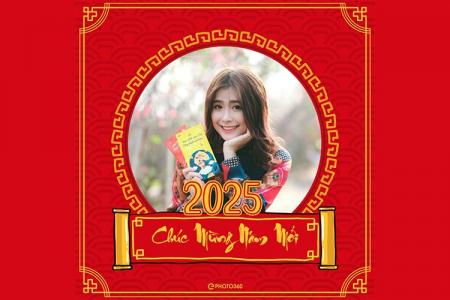 Tạo banner avatar Tết 2025