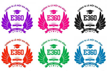 Tạo logo lớp với đôi cánh vươn cao