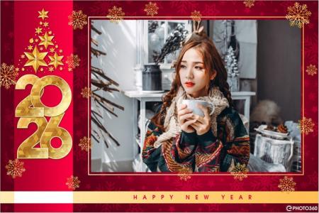Khung ảnh Happy New Year 2026