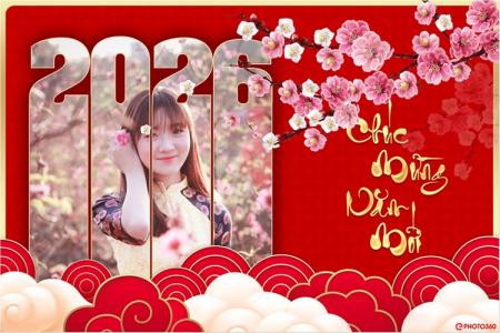 Tạo banner chúc mừng năm mới 2026