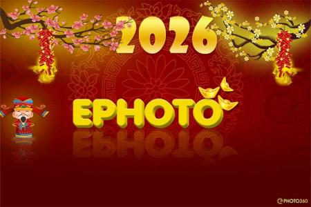 Tạo hiệu ứng chữ Tết 2026