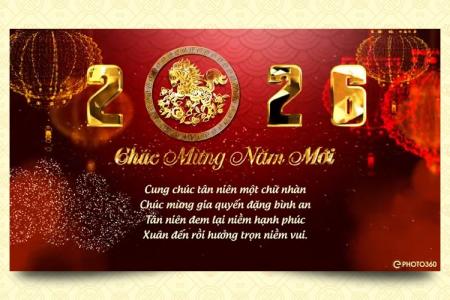 Tạo thiệp video Ngựa vàng Tết Bính Ngọ 2026