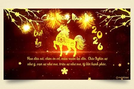 Thiệp video chúc Tết Nguyên Đán Bính Ngọ 2026 online