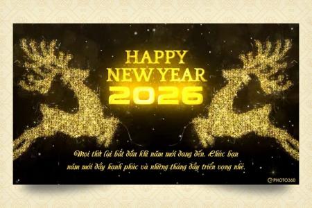Tạo thiệp video chúc mừng năm mới 2026 online