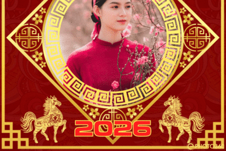 Tạo avatar ảnh động Tết 2026