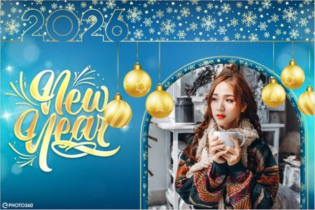 Khung ảnh Happy New Year 2026