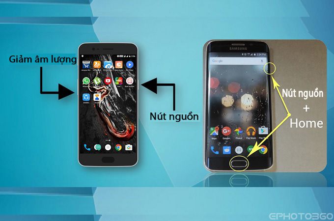 Cách chụp ảnh màn hình điện thoại Android, IOS phổ biến nhất
