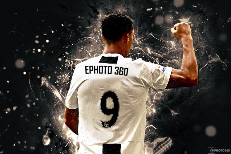 Viết tên và số lên áo đấu Juventus