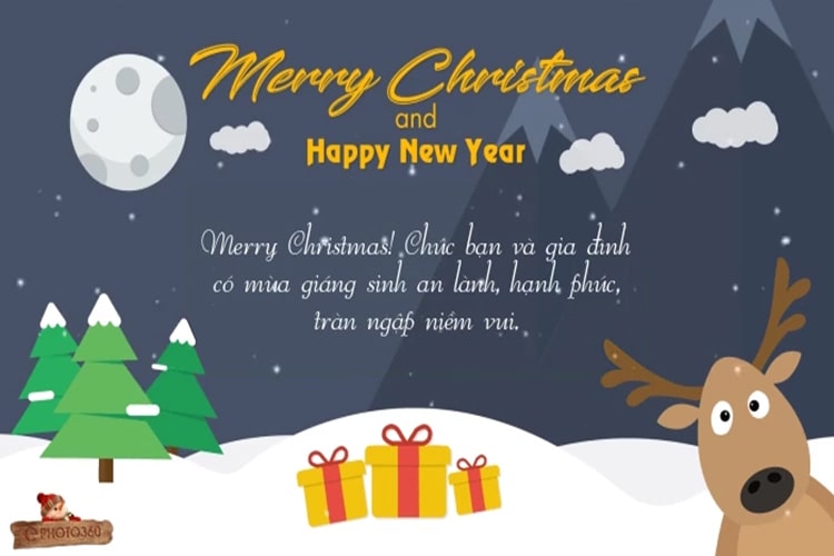 Thiệp video chúc mừng giáng sinh và năm mới đẹp nhất mùa Noel