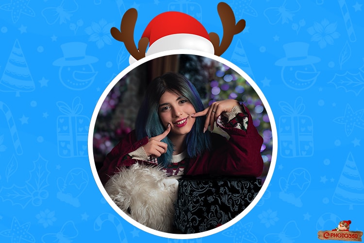 Tạo avatar Noel Giáng sinh đội mũ với ảnh của bạn