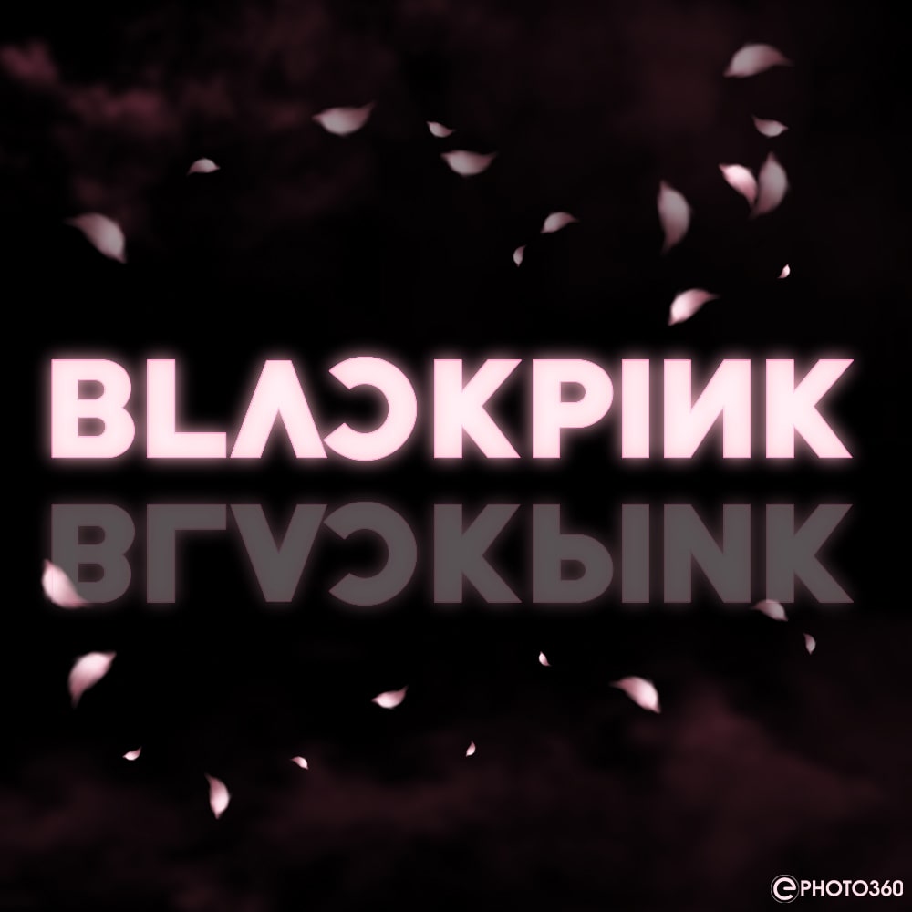 Tạo hiệu ứng chữ logo BLACKPINK neon online