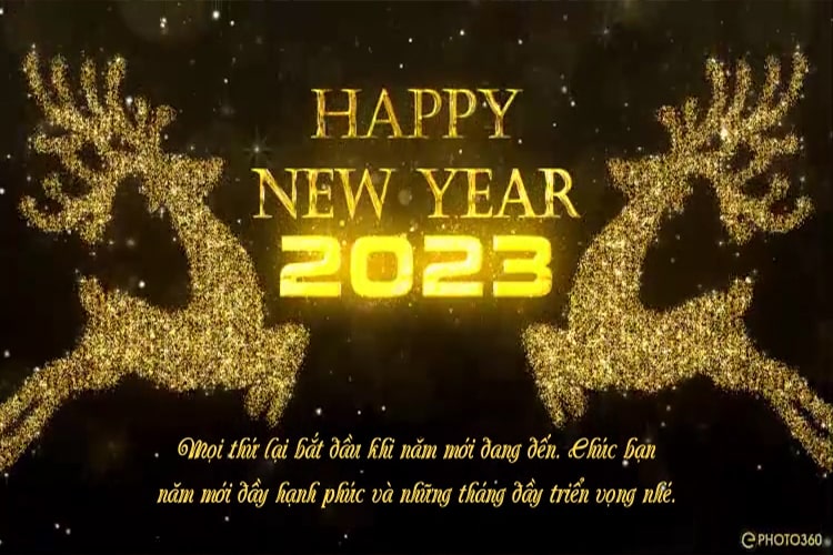 Tạo thiệp video chúc mừng năm mới 2023 online