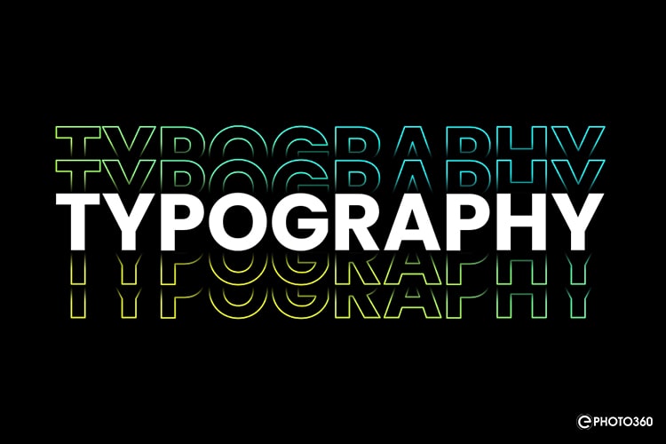 Tạo hiệu ứng chữ nghệ thuật typography nhiều lớp trực tuyến