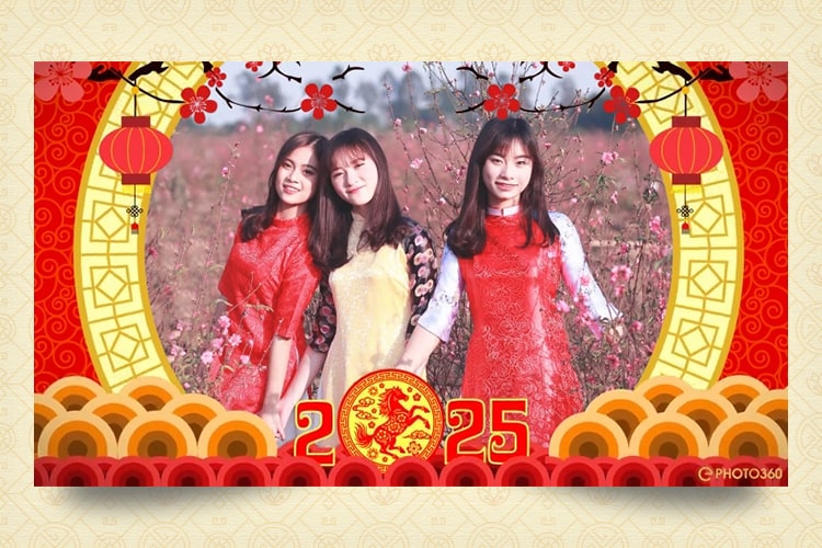 Tạo video khung ảnh Tết cổ truyền 2026