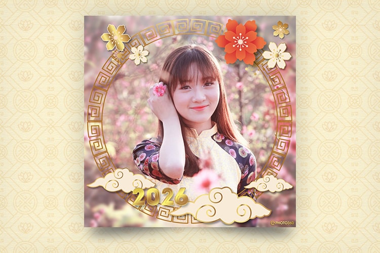 Tạo avatar trang trí Tết 2026